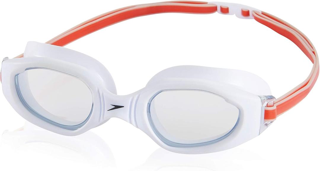 Speedo Unisex-Adult Swim Goggles Hydro Comfort (One Size, Clear/Clear)