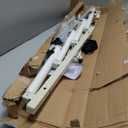 Bed Rails for Elderly Adults Safety, Folding Bed Assist Rails for Seniors, Bed Handle Bedside Assist Guard Rails for Adults, Fall Prevention Safety with Collapsible Bedrails, 37x20 (36.6"x19.6", White)