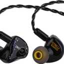 Linsoul ZiiGaat x Jays Audio Estrella 2DD x 4BA Hybrid Driver in Ear Monitor, Wired Earbuds IEM, Gaming Earbuds, with 3-Way Crossover Tuning for Audiophile Musician