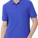 Amazon Essentials Men's Short Sleeve Slim-Fit Cotton Pique Polo Shirt, Breathable Collared, XL