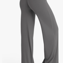 Sunzel Women's Butt Lifting Wide Leg Yoga Pants High Waist Tummy Control No Front Seam Straight Leg Workout Gym Bottoms