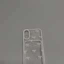 NITITOP Compatible with iPhone 16 Case with Card Holder Clear Cute Bow Ribbon for Women Girls Colorful Frame Soft TPU Wallet Shockproof Protective Cover - White