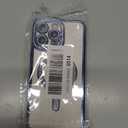 MagSafe Compatible Case Metallic Color Rhinestone Glitter Case for iPhone 16ProMax Glitter, Blue