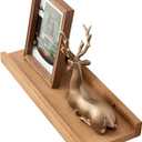 Oak Floating Shelves Natural Wood Wall Mounted Display Picture Ledge for Home Office Living Room Bedroom Storage 6x16 Inch