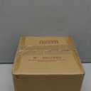 TIPGO Glass Qtip Holder Dispenser for Bathroom - 10 oz Clear Canister Apothecary Jar for Cotton Swabs, Balls, Pads, Floss Picks, Small Containers for Makeup Storage Organizer (4 Pack, Black)