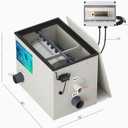 Rotary Drum Filter,Canister Filter,RDF Fully Automatic Water Self-Cleaning Filtration for Koi Pond,Fish Pond,Aquarium,Seedling Cultivation Base,Aquaculture,Hydroponics (4000GPH Advanced Edition)