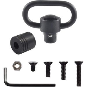 QD 1.25 Inch Swivels Mount Quick Detach Loop Base Kit with 4 Screws + 1 nut + 1 Wrench
