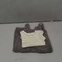 Modern Moments by Gerber unisex-baby 2-piece Microplush Overall Set (3-6 Months, Med Gray)