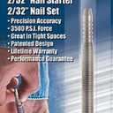 Spring Tools 1 pc. Hammerless Nail Starter and Nail Set 2/32 in.6