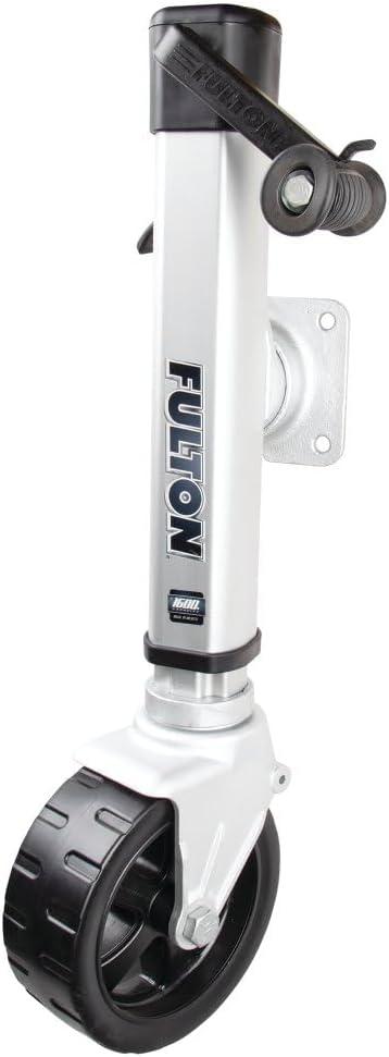 Fulton 1413040134 F2 Wide Track Trailer Tongue Jack, 1,600 lbs., silver