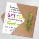 5 x Thank You Card for Friend Coworkers Family, 8×5.3 inches