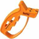 Smith's 10-Second Knife & Scissor Sharpener - Yellow - Aluminum Oxide Fine Grit - Handheld Knife Sharpener