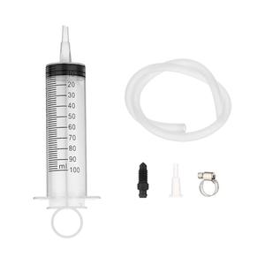 Brake Bleed Kit Fluid Bleeder Pressure Motorcycle Hydraulic Disc Clutches Oil Bleeding Extractor Reverse Bleeder Tool 100ml Syringe 50cm/19.69Inch Hose Universal Motorbike Scooter Maintenance