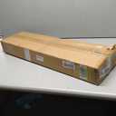 34-55" Adjustable Width Baby Gate, Foldable Dog Gate, Metal Frame, Dual Openings, No Bottom Bar Baby Gate for Stairs, Doorways, Hallways, Porches, Decks, Mesh Gate Child Gate Pet Gate