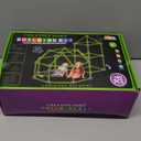 Glow In The Dark Fort Building Kit for Kids,STEM Construction Toys, Educational Gift for 4 5 6 7 8 9 10 11 12 Years Old Boys and Girls,Ultimate Creative Set for Indoor & Outdoors Activity,140 Pcs