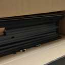 VASAGLE Custos Collection - Bookshelf, Bookcase, Cube Shelf with 8 Compartments, 9.4 x 25.8 x 51 Inches, Storage Shelf, for Living Room, Home Office, Dining Room, Ebony Black ULBC424B01