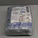 Fostanfly Non-Slip Washable Pee Pads for Dogs, 2 Pack Large 63"x63" Ultra-Absorbent and Leak-Proof Reusable Potty Training Pads for Dogs and Cats Puppy Pads (Gray)