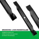 42" Mower Blades for Craftsman LT1000 LT2000 T110 YT3000 138971 532138971 Poulan Pro 42" Deck Riding Mower Lawn Tractor PP19A42 Husqvarna YTH18542 (5 Point Star)