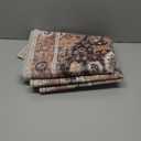 XWZO Runner Rug 2x6ft, Washable Hallway Runner with Non-Slip Backing, Vintage Spill Stain Resistant Floor Mat for Entryway Corridor Bedroom Kitchen, Soft Low-Pile Area Carpet, Brick Red