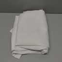 NICETOWN Non-See-Through White Privacy Sheer Curtains 45 inches Long 2 Panels, 52" Wide Grommet Window Curtains Drapes for Living Room Bedroom- Light Filtering Home Decoration