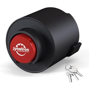 Trailer Lock Fits 2 5/16 Inch Coupler, Upgrade Anti Theft Heavy-Duty Steel Trailer Hitch Locks, Camper Accessories for RV, Trailer, Boat, Pickup