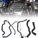 FZJDSD Engine Radiator Coolant Hose & Heater Hose &Pipe 5PCS Compatible with Chevy Cruze 2011-2016 1.4L Replace 13251447 13251435 13291779 94543097 25193343