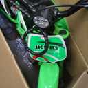 Kids Motorcycle,C6 Kids Electric Dirt Bike,12-inch 300W brushless Motor,3-Speed LCD Display,10 MPH Top Speed,LED Brushless Controller + Moto Sound8 Miles Range,Green