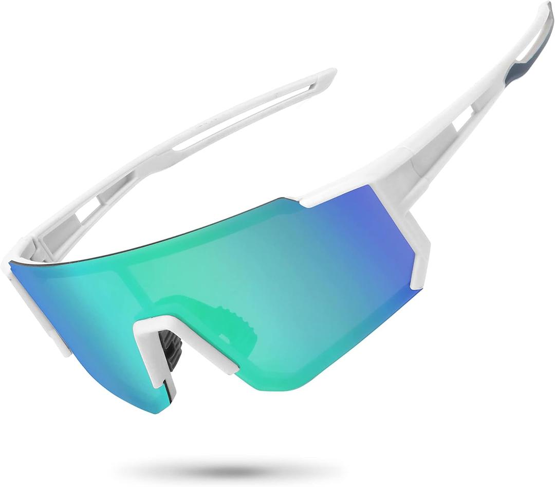 STORYCOAST Polarized Sports Sunglasses for Men Women,Driving Fishing Cycling Mountain Bike Sunglasses UV400 Protection