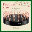 Christmas Tree Flag Pole Mega Topper Light Hook, Prelit Aritificial Xmas Tree Flagpole Ball Topper Ornament Hook Kit for Hanging Outdoor Christmas String Lights (Rose Gold)