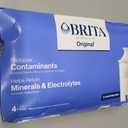 Brita Standard Water Filter for Pitchers and Dispensers, BPA-Free, Reduces Copper, Cadmium and Mercury Impurities, Lasts Two Months or 40 Gallons, Includes 4 Filters for Pitchers