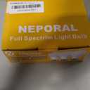 Neporal 15W Full Spectrum Light Bulb, 2700K Warm UV-Free Natural Sunlight Bulbs, 15W 100W Equivalent LED Light Bulb, CRI 90+, No Flicker, 1200Lumen Daylight Sun Light for HumansHome & Office,3PK (2700k Soft White)