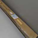 Heavy Duty Non- Adjustable 96 In/8Ft Curtain Rods for Windows, Brushed Gold