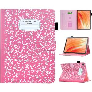 Cute Case for All-New Amazon Kindle Fire HD 10 & 10 Plus Tablet (13th/11th Generation, 2023/2021 Release) 10.1",Vegan Leather Slim Folding Stand Cover with Pocket Auto Wake/Sleep,Pink Notebook