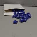 50 Pcs Hanukkah Mini Resin Dreidel Figurine Blue Hanukkah Ornament Tiny Tabletop Chanukah Dreidel Jewish Holiday Decor, Festival Gift Home Altar Centerpiece