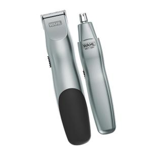 Wahl Groomsman Battery Operated Mens Beard Trimmer for Hair, Nose Hair, and Mustache Grooming Kit, Precision-Ground Blades, 14 Different Trimming Lengths - Model 5621V (Black)