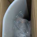 36 Inch Heavy Duty Snow Pusher, Extra Wide Snow Shovel for Driveway, Sidewalk, Patio, Deck & Doorway Snow Removal, Ergonomic Back Saver Snow Plow with UHMW-PE Blade, Non-Slip Grip Handle