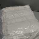 Ultra Soft Fleece Sherpa Blanket King Size, Lightweight Cozy Boho Bed Blanket with Decorative Tassel, Pattern Reversible, Antique White, 104x90