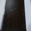 LITTLE TREE 55-Inch Dining Table for 6, Wooden Rectangle Kitchen Table, Large Dining Room Tables, Industrial Dinner Table with Heavy Duty Pedestal, Rustic Brown