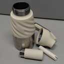 iSi North America Creative Whip (1/2 Pt) - Whipped Cream Dispenser with Silicone Handle - Stainless Steel Kitchen Tool for Sweet/Vegan - Non-Dairy Recipes, Mousses, Dips, Cocktail Foams (Ivory)