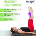 Yes4All Weighted Toning Balls for Exercise, Soft Medicine Balls for Exercise, Pilates, Yoga, Balance, Flexibility, 2-10lbs, 2lbs x2