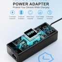 24V 90W AC Adapter Jackery Charger for Jackery Portable Power Station Explorer 160 240 300 500 550 Solar Generator 167Wh 240Wh 293Wh 518Wh Lithium Battery Charging Cord