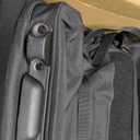 17 Inch Rolling Tactical Laptop Backpack, Underseat Travel Backpack with Wheels for Men, Roller Carry On Luggage for Travel, Business, Black