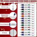 Zhanmai 30 Sets Christmas Classroom Gifts for Students Multicolor Pens with Color Your Own Bookmarks and Greeting Cards DIY Color Your Own Bookmark Craft for Kids Christmas School Classroom Gifts