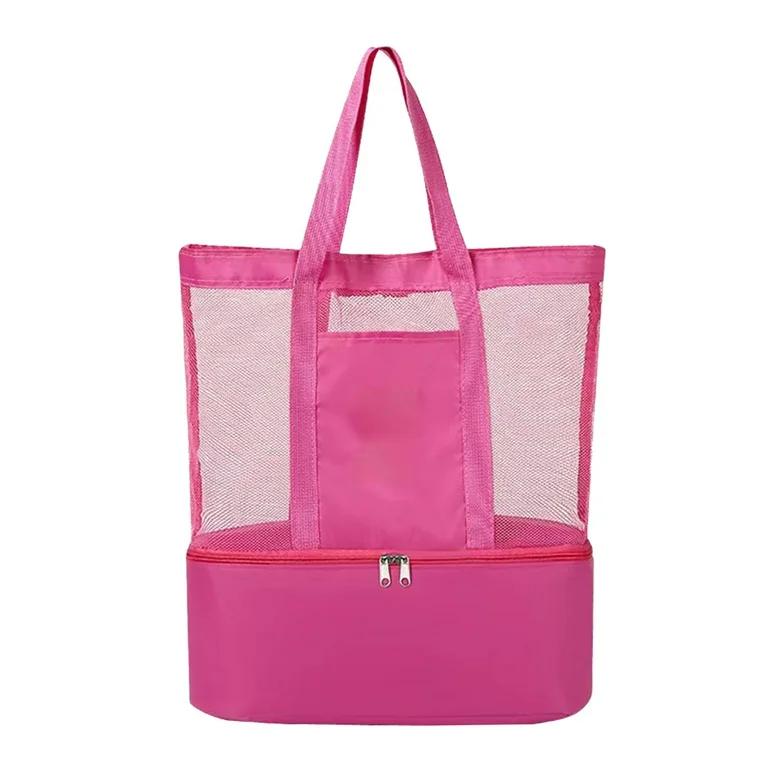 Large Mesh Beach Tote, 2 pcs