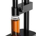 Manual Can Sealer Machine for Bottles & Aluminum Cans - Adjustable Height Home & Commercial Brewing Jar Capper Tool for Beer, Juice, Coffee, Soda, Drinks, Black