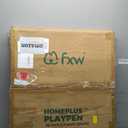 FXW Homeplus Unleashed Indoor Dog Playpen - Stress-Free and Safe Play, Heavy Duty 32 Inch 6 Panels Dog Pen for Small and Medium Dogs, BlackPatented