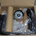 Black Chandelier, 6-Light Farmhouse Chandelier for Dining Room Lighting Fixtures Hanging, Dining Light Fixtures Industrial Modern Chandelier for Bedroom, Foyer, Hall, Kitchen, Living Room and Entryway