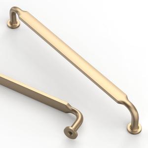 Asidrama 10 Pack 7.5 Inch(192mm) Brushed Brass Kitchen Cabinet Handles, Cabinet Pulls Kitchen Cabinet Hardware for Cupboard Drawer Pulls