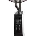 XBrand Oscillating Pedestal Fan with Mist, Misting Fan for Home, Office, Patios with Timer & Remote Control, 47 Inch Height,Black and White
