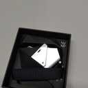 Aulumu A39 Geometric AirPods Pro 3 Case with Lock | Protective Cover with Nylon Buckle | Alloy Armour | Compatible with Apple AirPods Pro 3rd Generation Case (2025) - Black